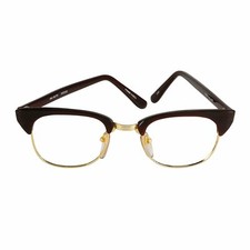 Roberto Elliot Eyeglasses Frame SM-SETH Brown/Gold 48-20-145 Korea