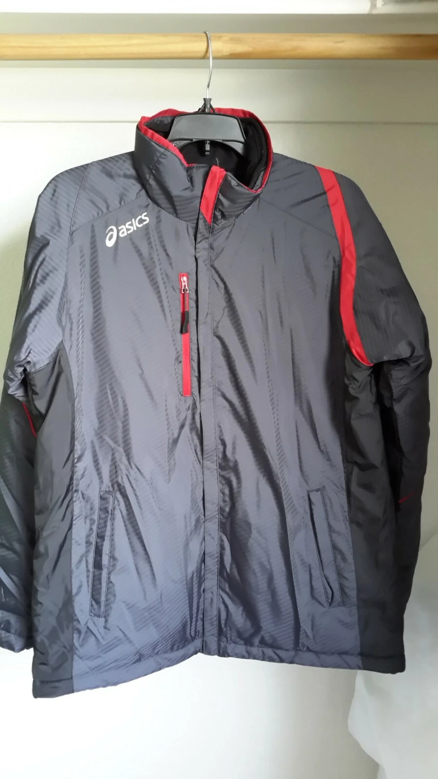 Asics Unisex Size M Jaspo Active Outdoor Jacket Full Zip Lightweight Coat Gray
Opens in a new window