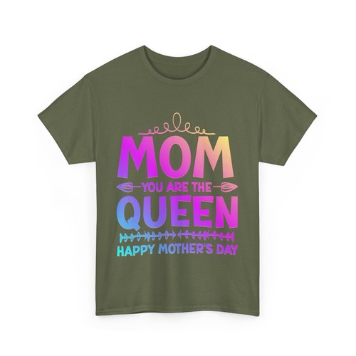 Mother's Day Mom Shirt, Mom You Are the Queen Mommy Cute T-shirt - Picture 5 of 10