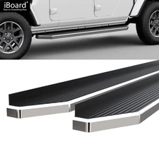 APS Running Board Polished 6" Fit Jeep Gladiator Crew Cab 20-26