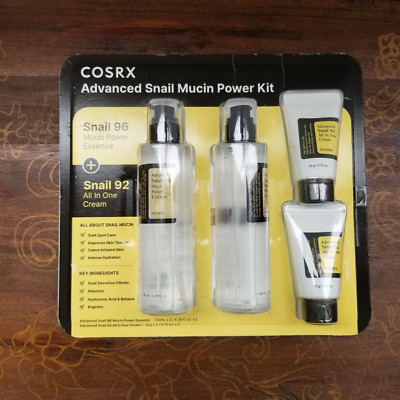 COSRX Advanced Snail96 Mucin essence + snail92 All in one cream korean Power Kit