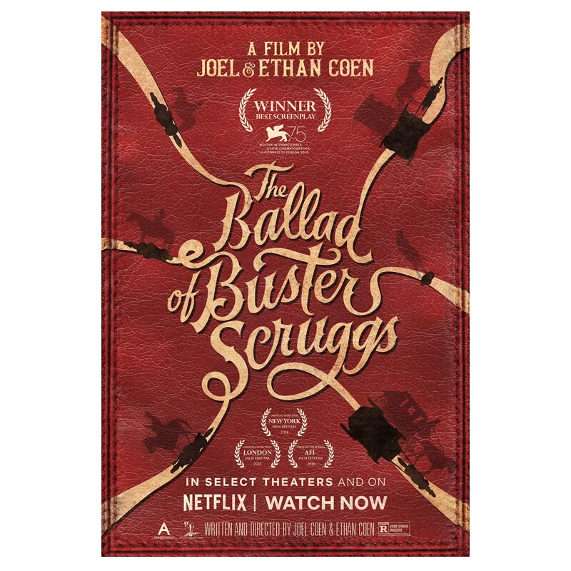 The Ballad Of Buster Scruggs Custom Bluray Cover By
