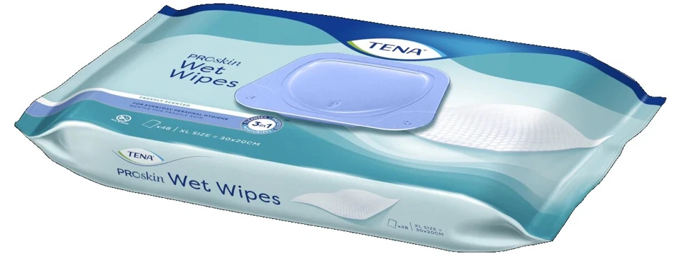 TENA ESSITY TENA WET Wipe 3in1 Tücher 48 ST