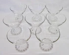 8 Vintage Anchor Hocking Boopie Dessert Cups - 3 1/2" x 3 1/2" tall