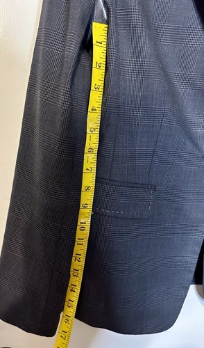 Elie Tahari Single Button Wool Blend Women’s Size 4 Blazer Charcoal Business - Picture 5 of 13