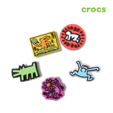 NEW CROCS KEITH HARING 5 PACK Jibbitz  Charms 10012735