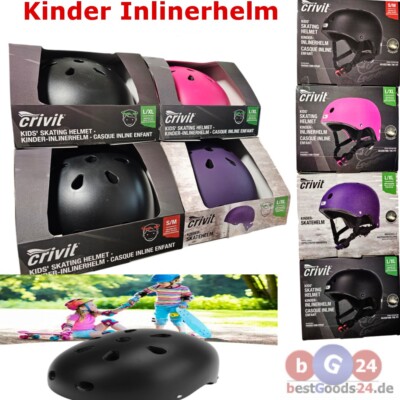 Fahrradhelm Kinder Kinderhelm Inlinerhelm  Skatehelm mit LED-Rücklicht S/M L/XL