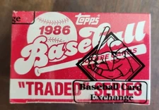 1986 Topps Traded Factory Set Tape Intact (BBCE, FASC)