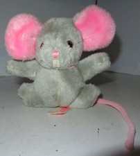 Rare Vintage Russ Bitzi The Mouse 6" Plush Toy Stuffed Animal Doll 1977 Used
