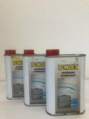 Bondex 250 ml Ethanol-Verdünnung Ethanol-Basis Reinigungsmittel (S102)