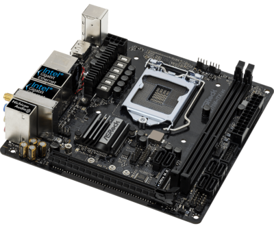 For Asrock Z370M-ITX/ac Motherboard DR4 Supports i3 8300 i5 8600