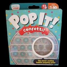 Chuckle  Roar POP IT CONFETTI Fidget Bubble Push Popping Stress Relief Game Toy