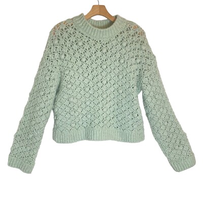 Mango Chunky Knit Wool Blend Cardigan Mango Chunky Knitted