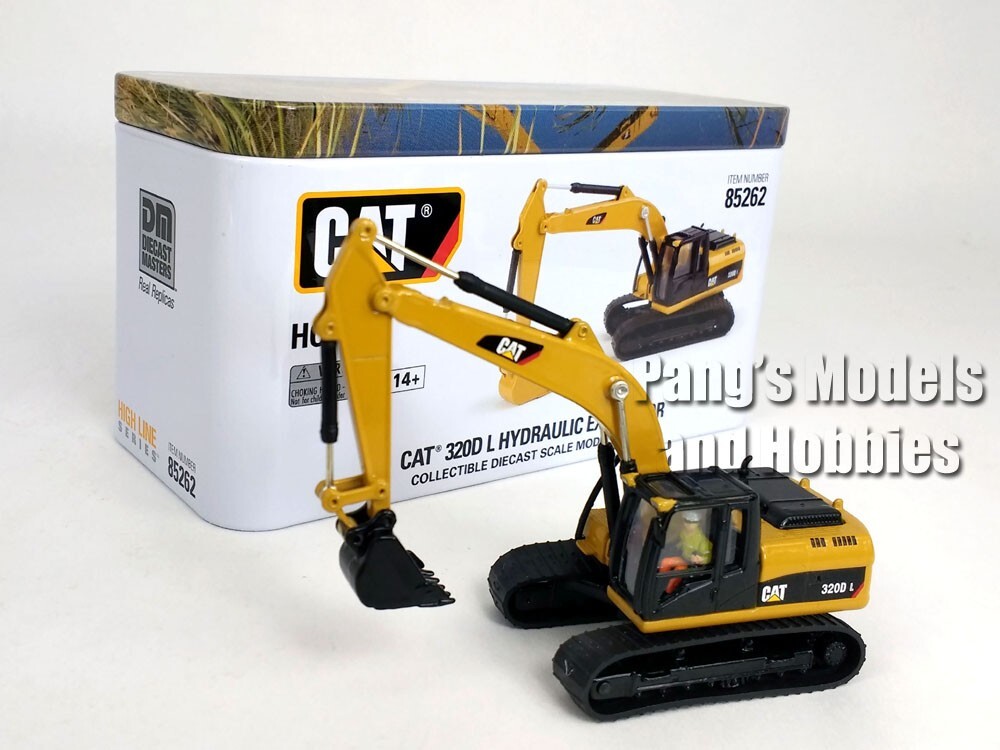 CAT 320D L 320 Excavator 1/87 HO Scale Diecast Metal Model