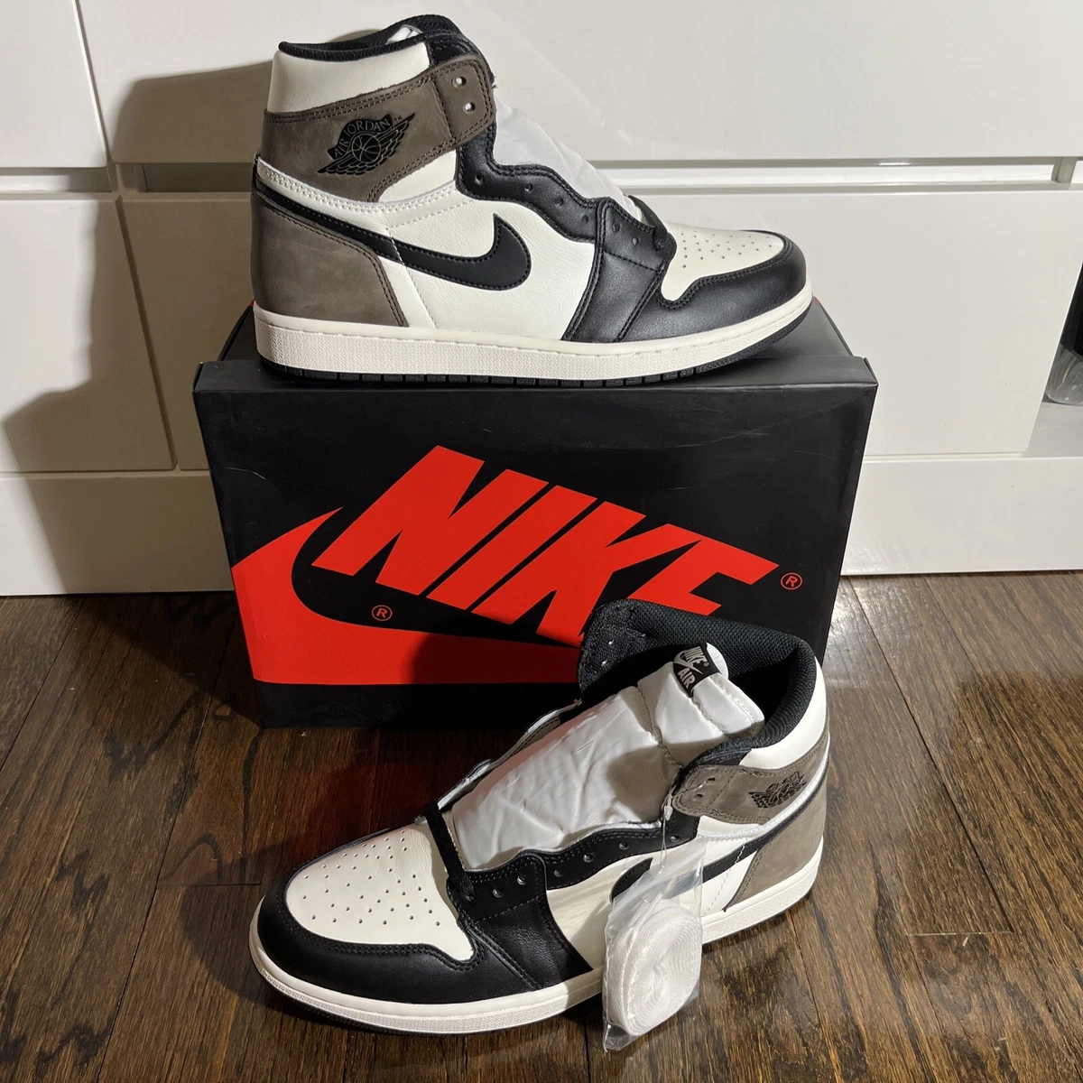 Nike Air Jordan 1 Retro High OG Dark Mocha Black Men's Shoes