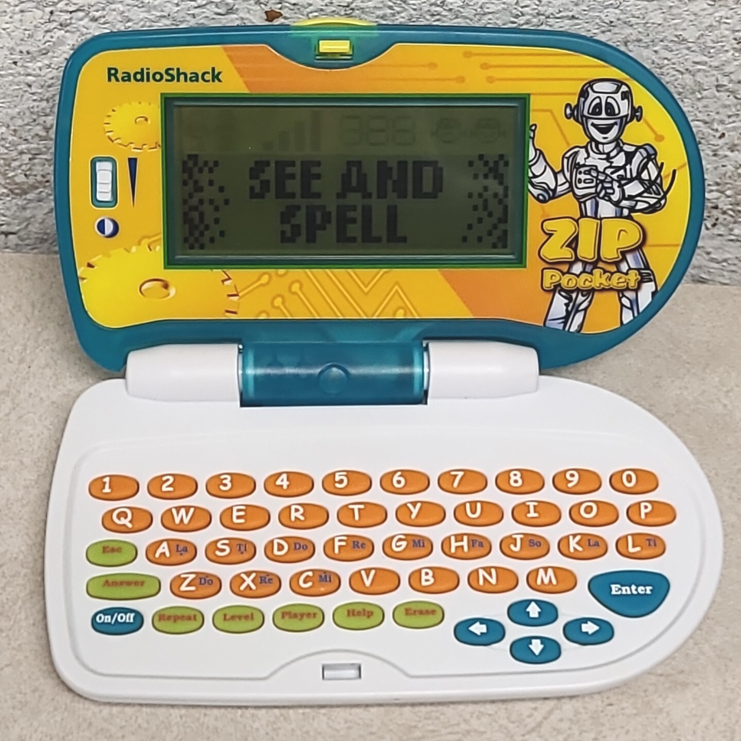 Vtg Radio Shack ZIP POCKET Handheld Learning Game/Computer No. 60-2618 ...