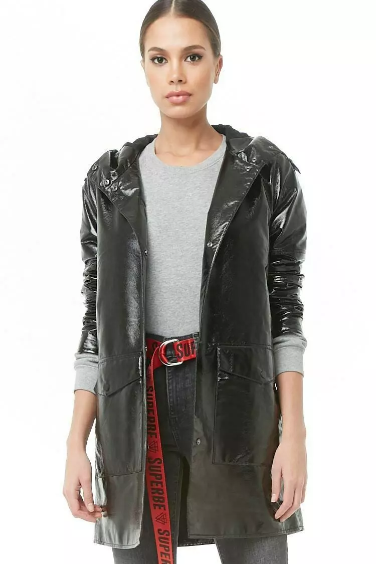 Forever 21 hotsell black coat