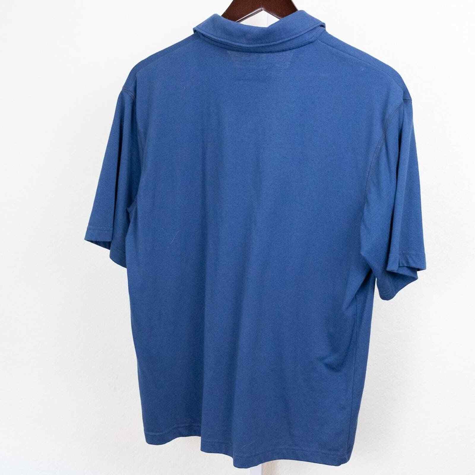 Columbia Omniwick Navy Blue Mens Golf Polo Shirt, Medium