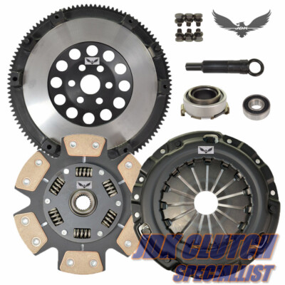 JD STAGE 3 MAX GRIP CLUTCH KIT+CHROMOLY FLYWHEEL for 90-05 MAZDA MIATA 1.6L 1.8L