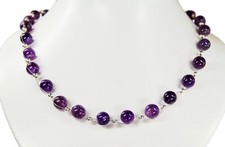 Collier Pour Femmes En Pierre Précieuse AMÉTHYSTE