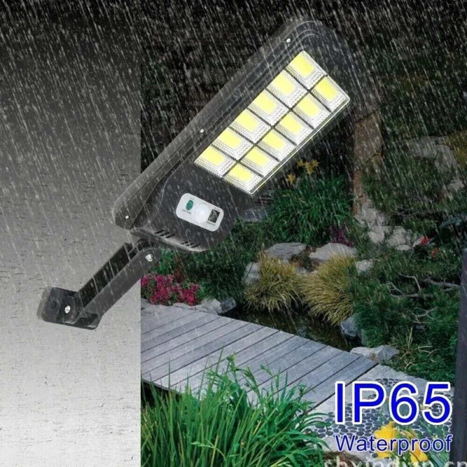 FARETTO SOLARE A LED ESTERNO CON SENSORE MOVIMENTO IP65 IMPERMEABILE GIARDINO - Immagine 3 di 4