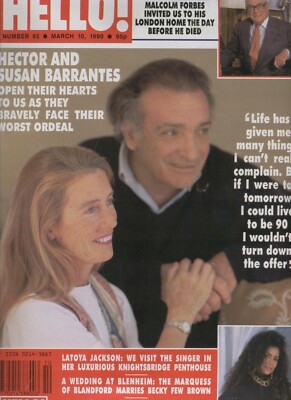 Hello #93 Malcolm Forbes Jerry Hall Susan Barrantes Kim Novak May Britt Jackson