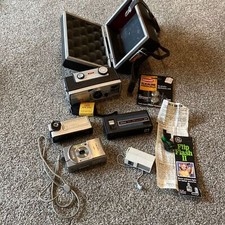CAMERA LOT SOME VINTAGE UNTESTED KODAK KONICA MINOLLA WITH CASE