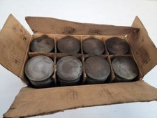 Nos Ford V8-60 Flathead Piston Set Of 8 Pistons 52-6108-e 1937 1938 1939 1940