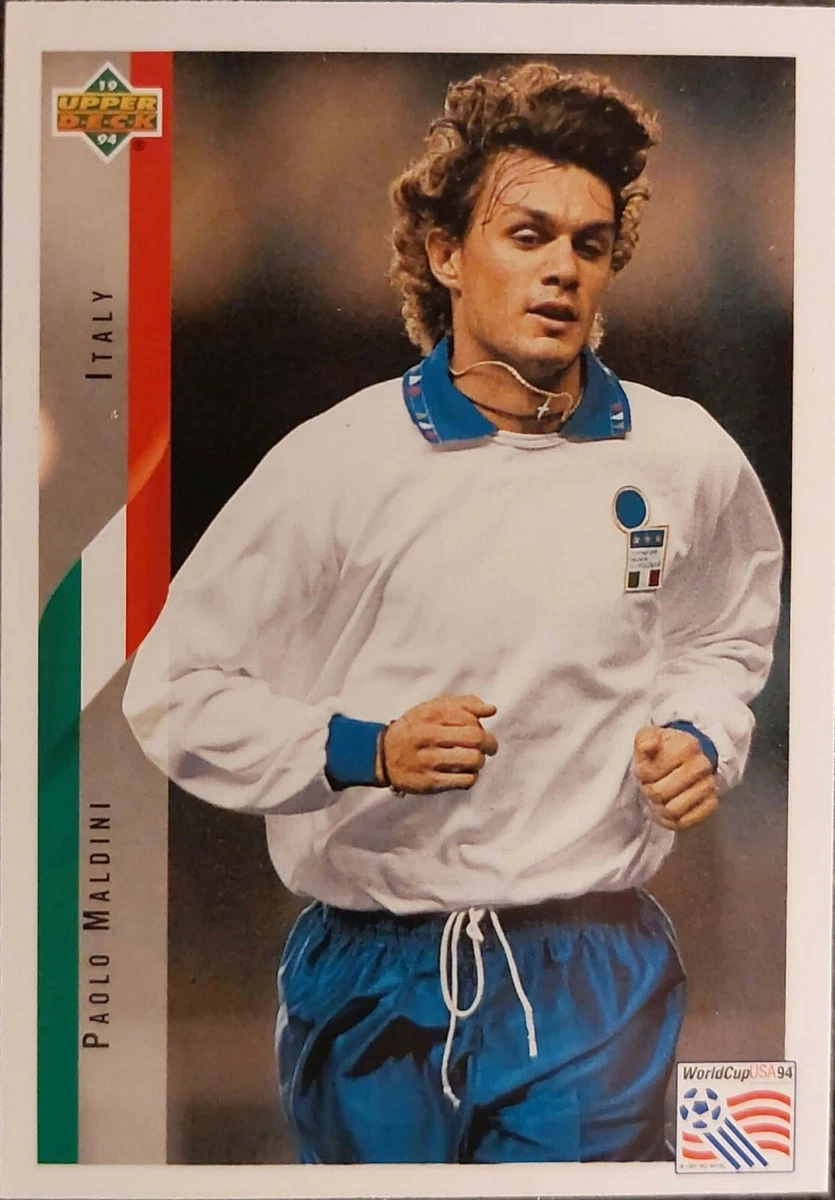 Cartes Paolo Maldini – Italie 1989 & 1999 – Onze Mondial Rookie World Cup