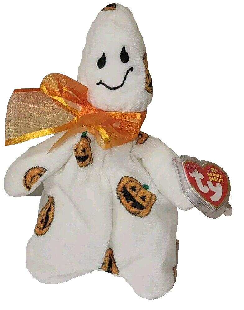 Ty Beanie Baby GHOULISH Halloween Ghost 8