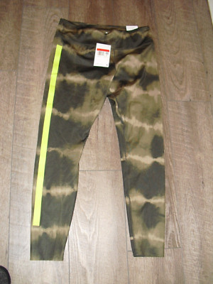 NEW Nike Women's Size Large One Luxe Sequoia Green Training Leggings DM7619-355
