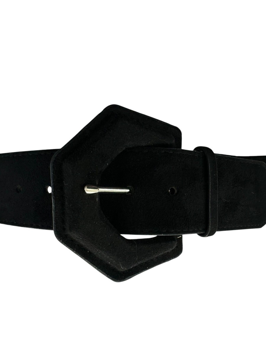 INC Macys Black Faux Suede 3