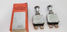 SW5038 PUSH PULL SWITCH, 75 AMPS, 6-28 VOLTS D.C. LOT OF 2 NNB