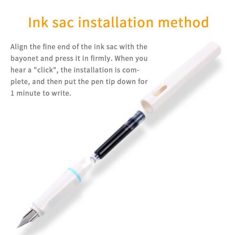 10x 2.6mm Caliber Ink Cartridges For Ink Pen Fountain Pens Ink Sac