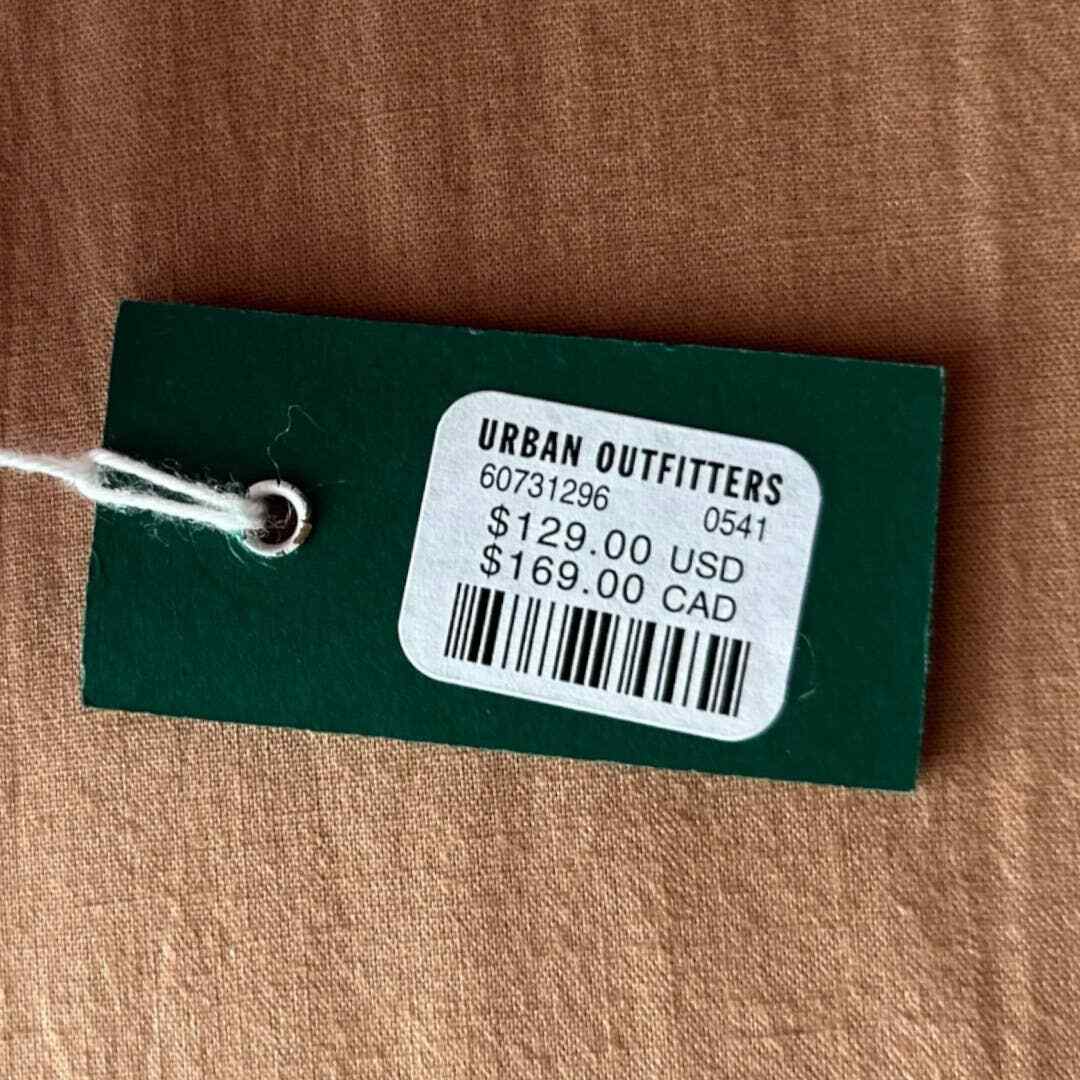 Urban Outfitters Home Cozy Slub Duvet Cover/Tote King 96"x104" Cotton