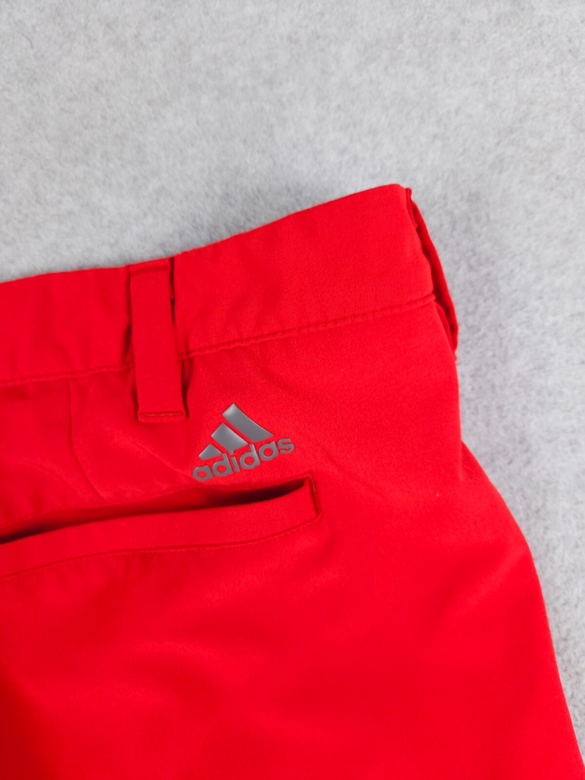 Adidas Golf Shorts Men's Size 40 Red Polyester Golf/Chino Flat Front Shorts eBay