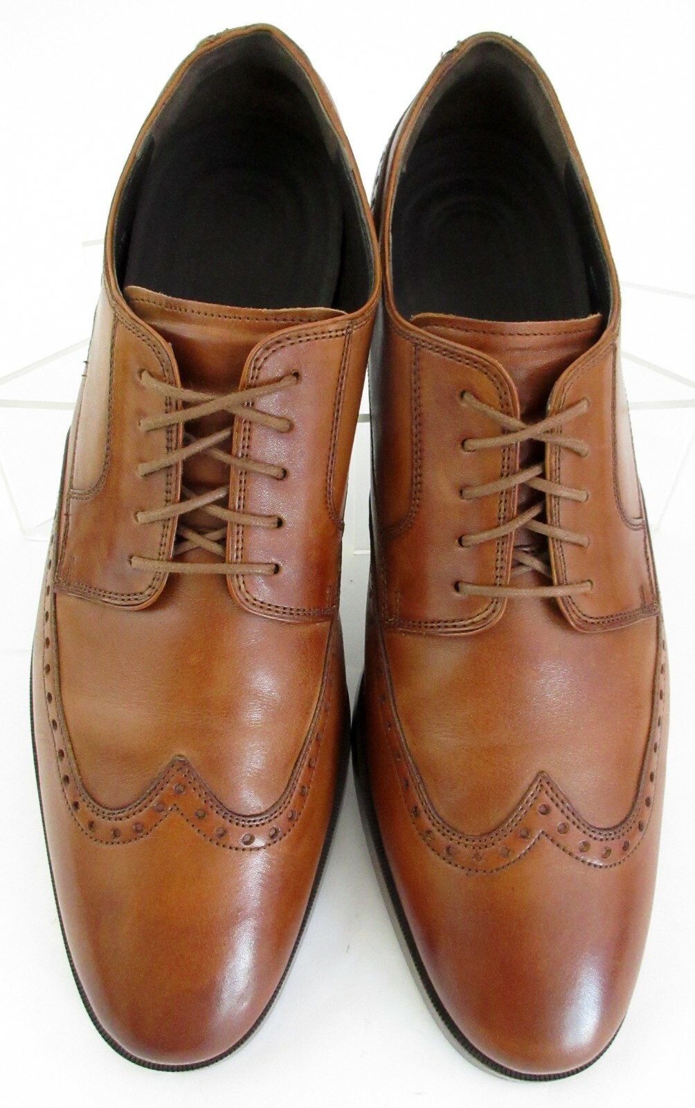 SAOLA Scarpe eleganti Cole Haan Jay Grand Wingtip British Tan taglia 11 5 quasi come nuove!