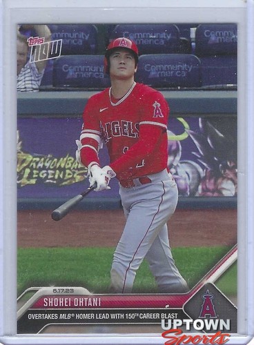 Shohei Ohtani - 2023 MLB TOPPS NOW Card 455 - Overtakes MLB Homer Lead- PR: 7279