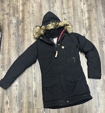 Nwot Fjällräven Nuuk Parka Women Warm Winter Coat Women's Black Xxs #89655