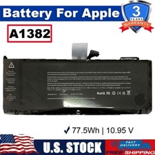   A1382 Battery For Apple MacBook Pro 15 inch A1286 Early 2011 Late 2011 Mid 2012
