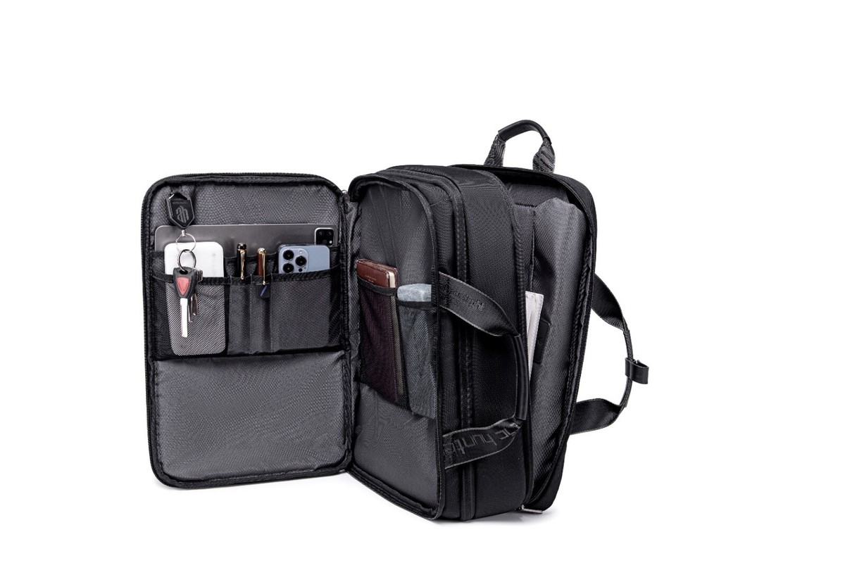 Waterproof Large Expandable Backpack 15.6'' Laptop Carry on Travel Bag  Business | eBay