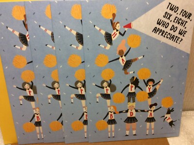 RSVP BIRTHDAY GREETING CARDS New w/Envelopes LOT 4  ''TWO-FOUR-SIX-EIGHT WHO DO''
