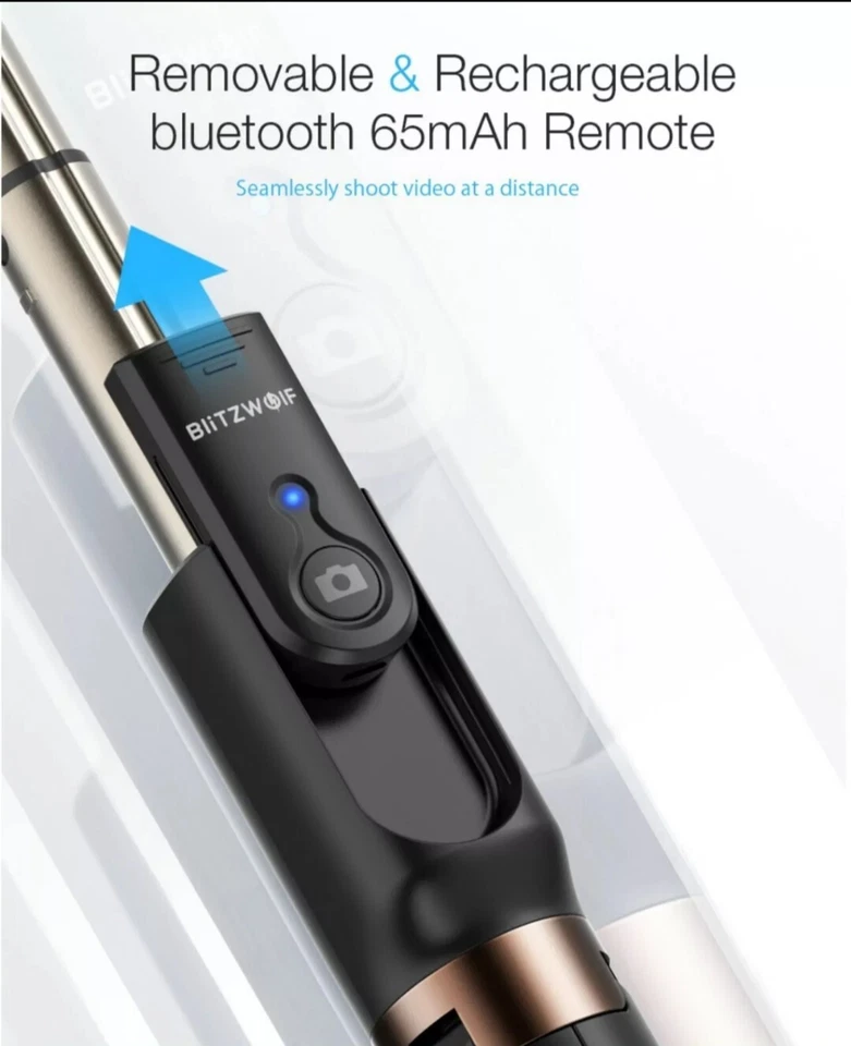 Blitzwolf Phone Stabilizer BW-BS12 Gimbal Remote Bluetooth - Image 4 of 4