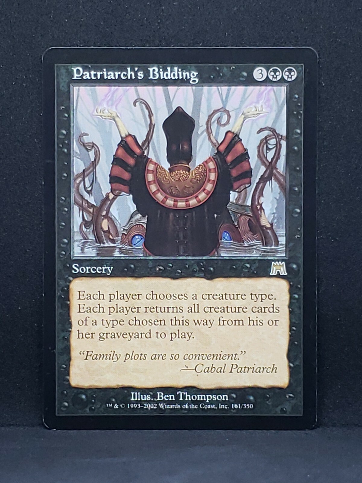 Patriarch's Bidding LP MTG Onslaught 161 B Sorcery Tribal GY Rez Delve 170