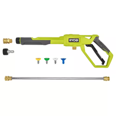 #ad Pressure Washer Trigger Handle Kit with Quick Connect Adaptors Nozzles and Wand $98.07