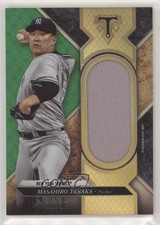 2017 Topps Triple Threads Single Jumbo Relics Emerald 16/18 Masahiro Tanaka 0tx
