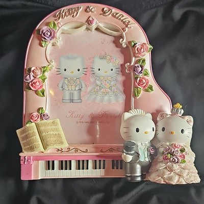 Hello Kitty And Dear Daniel Piano Shaped Wedding Frame NWOB Vintage