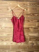 Vintage 1980S Gold Label Victoria s Secret Size Medium Nighty Or Slip Dress