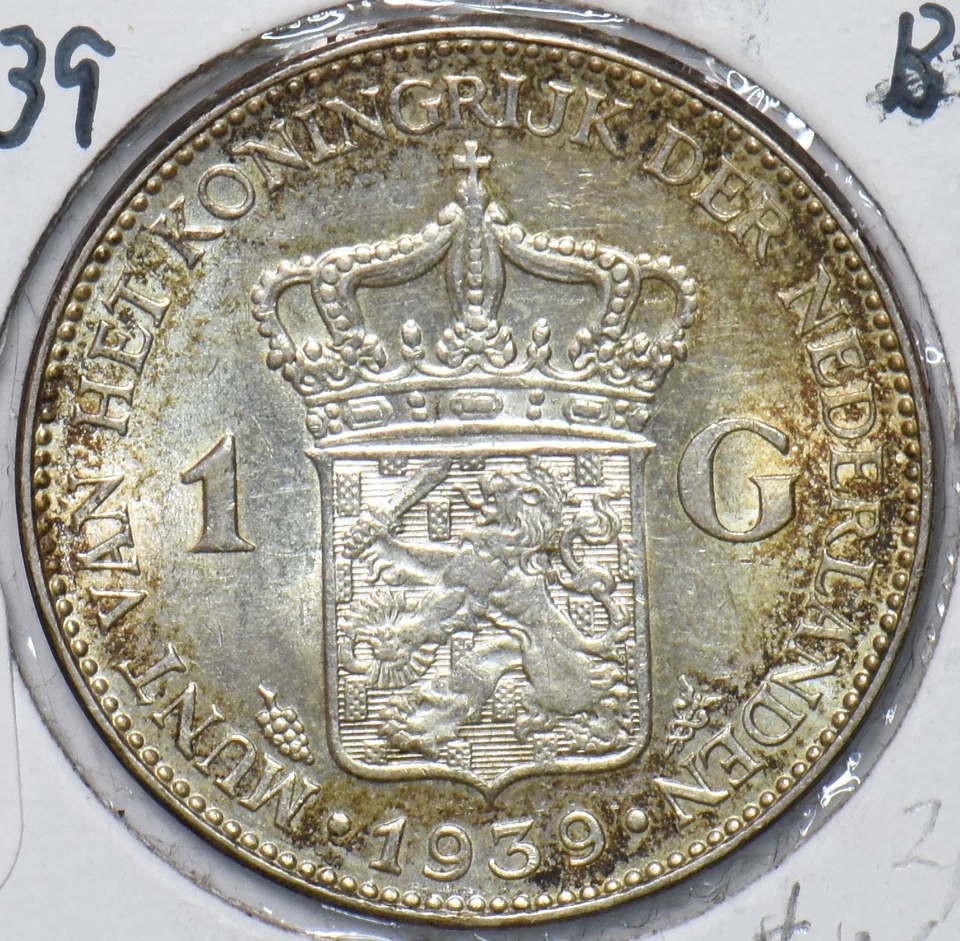 Países Bajos 1939 Gulden Lion animal BU 295139 envío combinado Foto 2 de 2