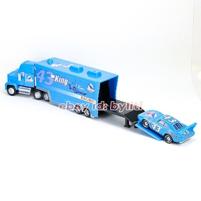 cars mattel king hauler カーズ　マテル　Dinoco 2-PACK Disney Pixar Cars King & Dinoco Hauler Truck 1:55 Diecast